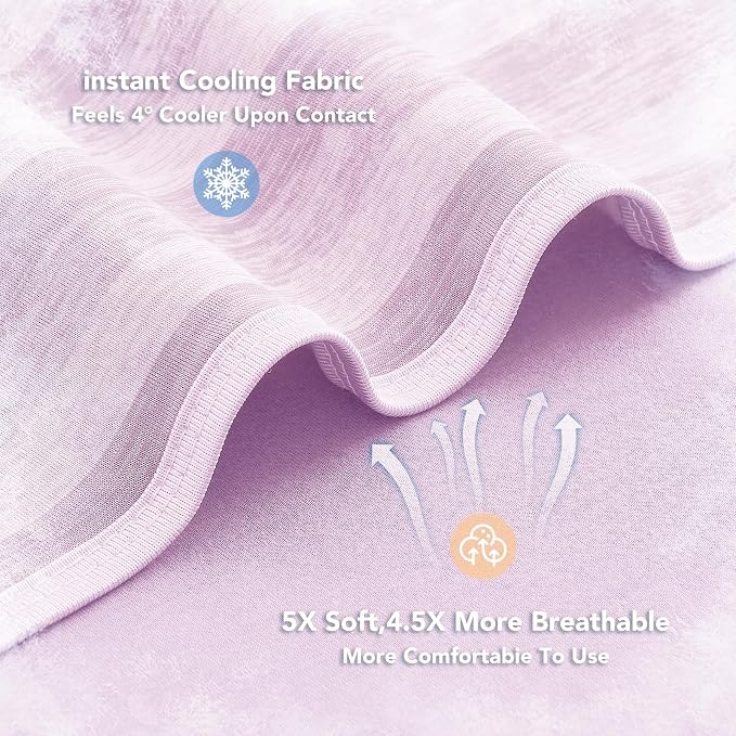 GOHERO Cooling Blanket Queen Size- 90"x90" Summer Cooling Throw Blanket - Image 5