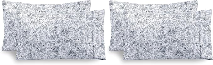Elegant Comfort Paisley Pattern Pillowcase, 1500 Premium Hotel Quality by ELEGANTCOMFORT
