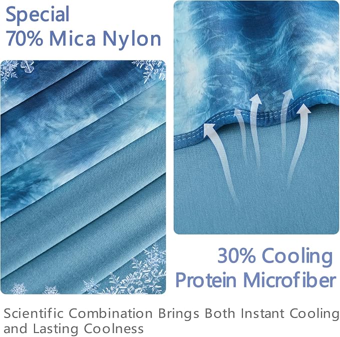 Topcee Cooling Blanket for Hot Sleepers, Absorbs Heat to Keep Body Cool for - Image 3