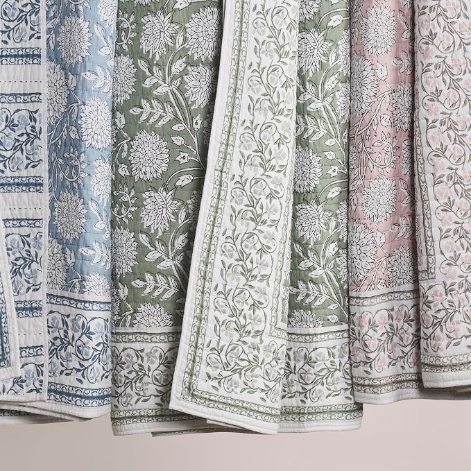 Levtex Home Adare Blush Reversible Full/Queen Quilt Set - Image 6