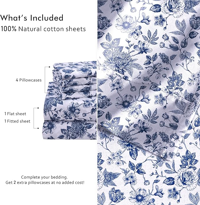 RUVANTI 6 Pcs Cotton Sheets - Image 4