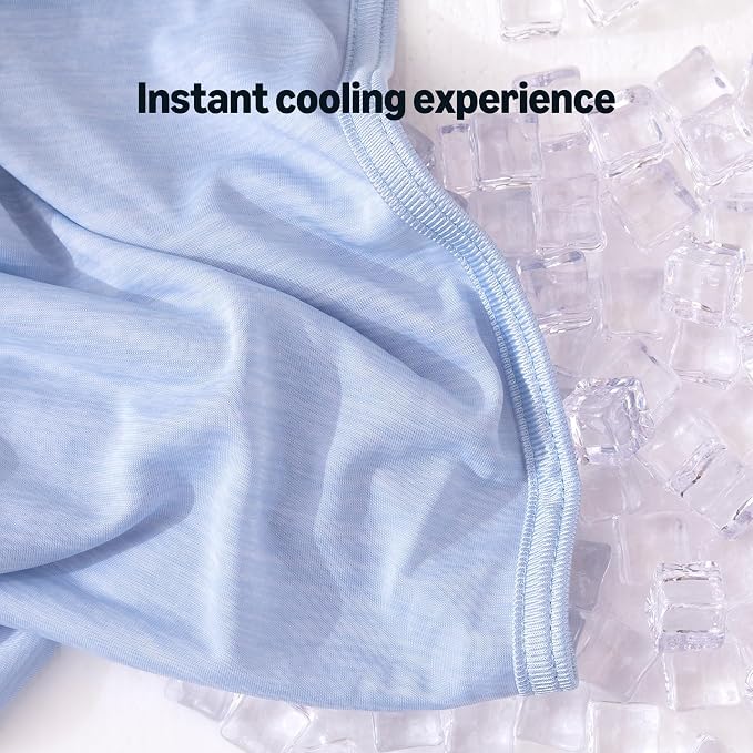 Amazon Basics Cooling Blanket for Hot Sleepers, Reversible Lightweight Thin - Image 3