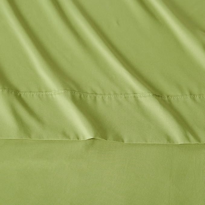 Amazon Basics Lightweight Super Soft Breathable Microfiber 4-Piece Bed Sheet Set - Image 4