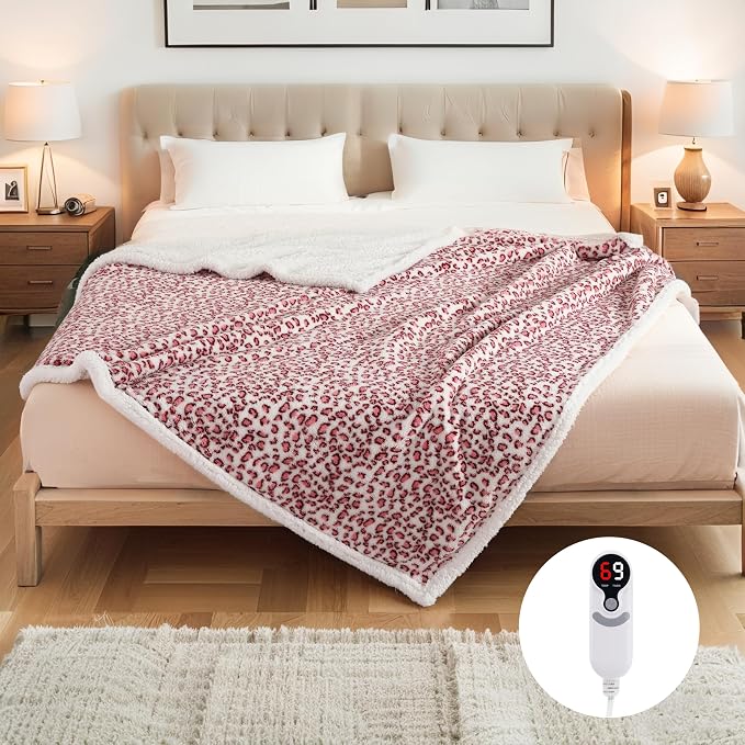 Electric Heated Blanket Full Size 72"x84", Ultra-Soft Plush - Image 9