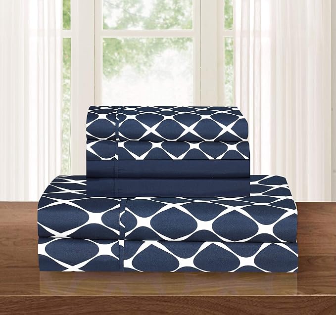 Elegant Comfort Luxury Softest and Coziest 6-Piece Bed Sheet Set, Wrinkle - Image 2