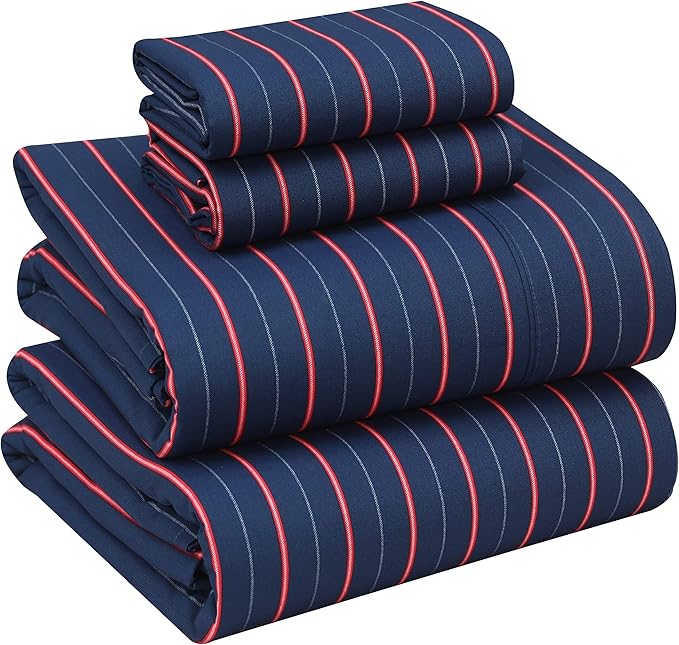 RUVANTI 100% Cotton Sheets – California King Percale Bedding, Cooling & by Ruvanti