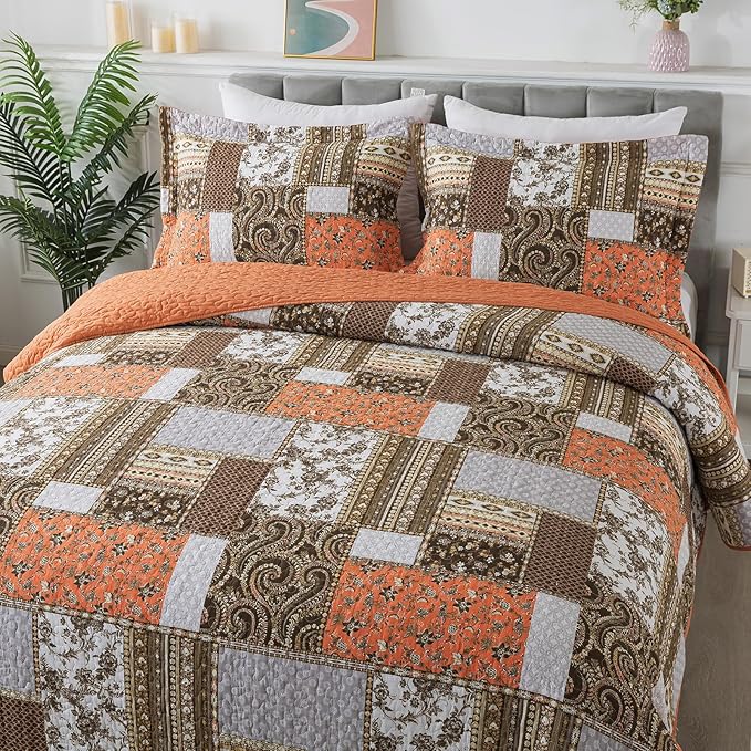 BEDIFANY Cotton Quilts King Size - Image 2