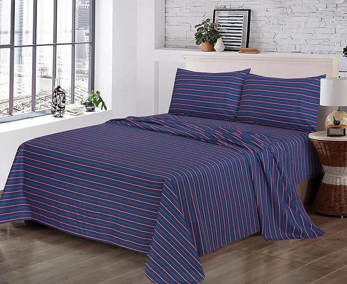 RUVANTI 100% Cotton Sheets – Queen Size Percale Bedding, Cooling & Breathable - Image 8