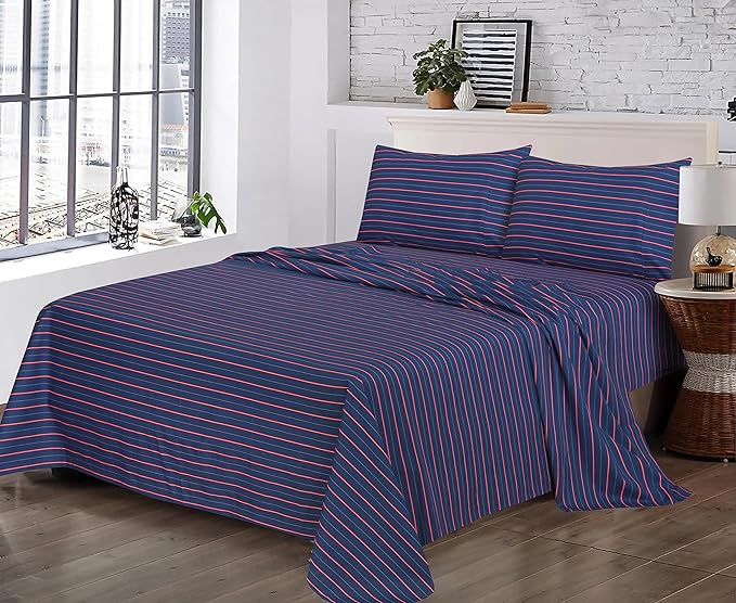 RUVANTI 100% Cotton Sheets – Twin Size Percale Bedding, Cooling & Breathable - Image 8