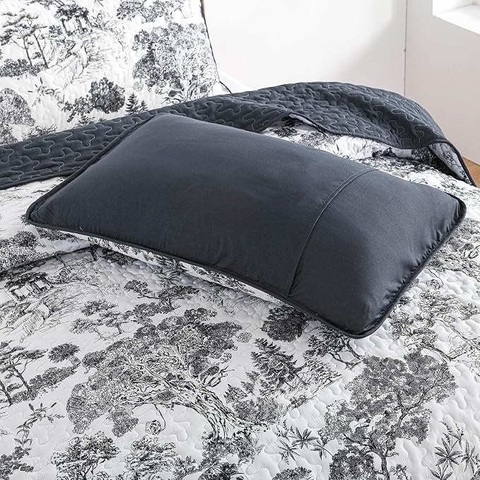 WONGS BEDDING Botanical Quilt Set Full Size - Image 5