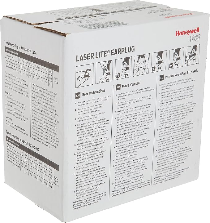 Howard Leight by Honeywell Laser Lite High Visibility Disposable Foam Earplugs - Image 6