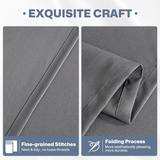 Lavisun Flat Sheets only, 6 Pack Bulk Top Sheets - Image 4