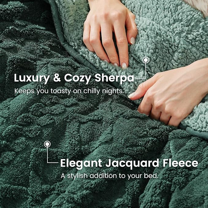 Sherpa Fleece Adult Weighted Blanket Great - Image 3