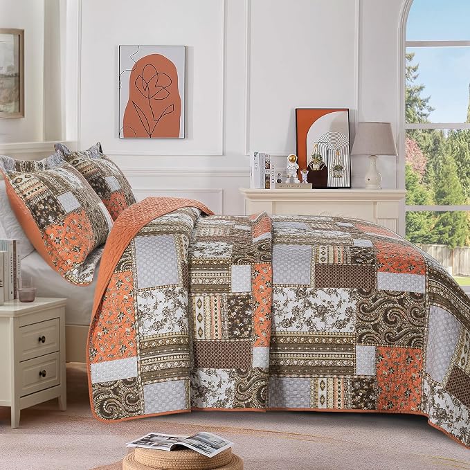 BEDIFANY Cotton Quilts King Size - Image 3