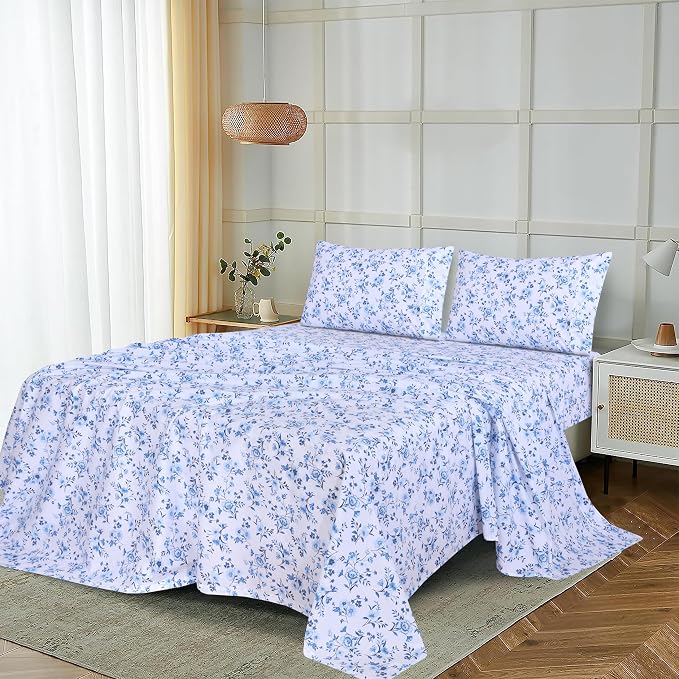RUVANTI 100% Cotton Sheets – California King Percale Bedding, Cooling & - Image 8