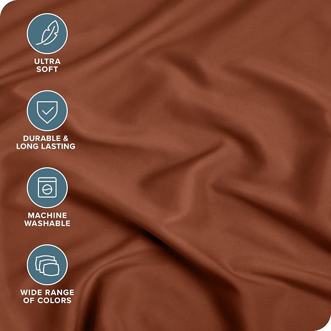 Bare Home Fitted Bottom Sheet Full Size - Image 2