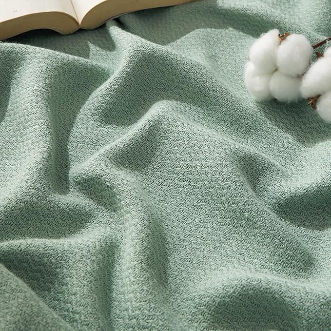 Bedsure GentleSoft 100% Cotton Blanket Full Size by BEDSURE