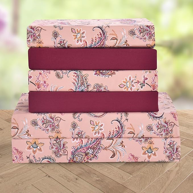 Elegant Comfort Luxury Soft Bed Sheets Paisley Pattern - Image 2