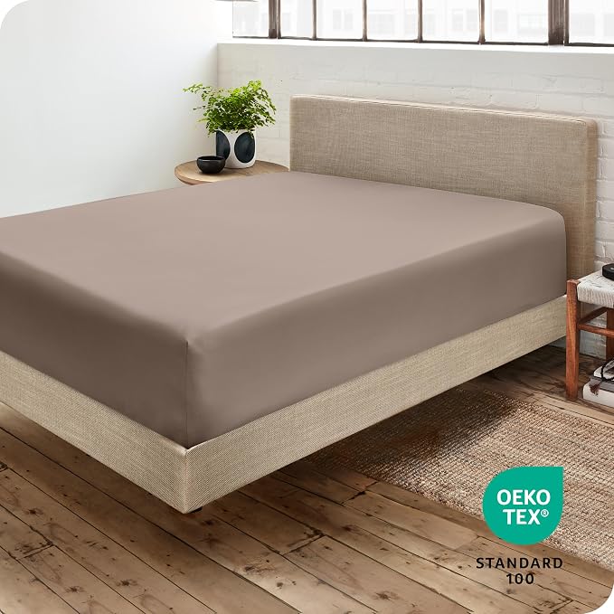 Bare Home Fitted Bottom Sheet Short Queen Size - Image 4