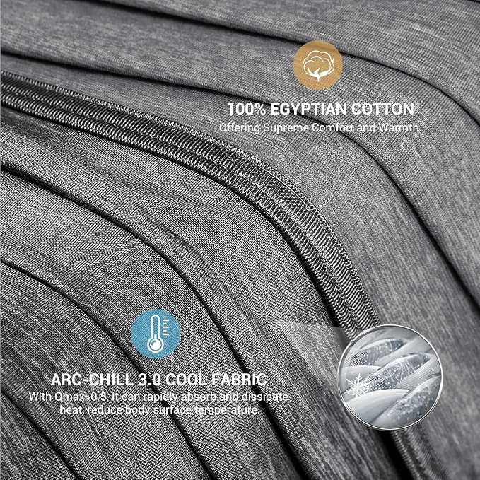 Elegear Revolutionary Cooling Blanket King, Absorbs Heat to Keep Body Cool - Image 4