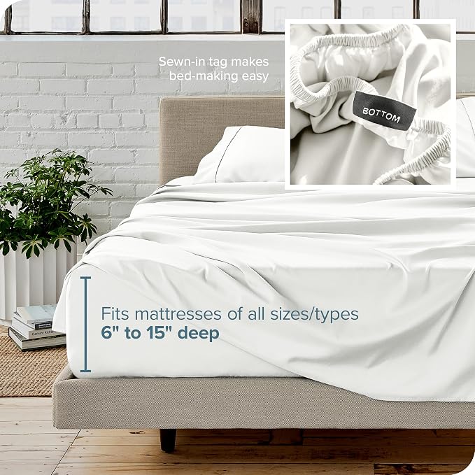 Bare Home Full XL Sheet Set - Image 5