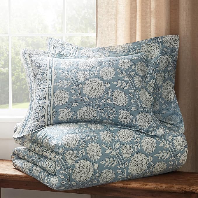 Levtex Home Adare Blue Reversible King/Cal King Comforter Set - Image 5