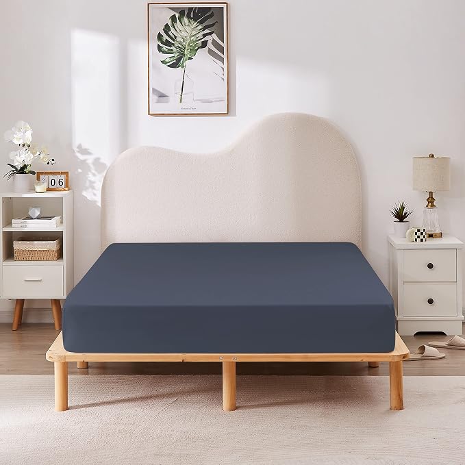 HBHLFZ Twin XL Fitted Sheet Only, Soft Breathable Bottom Sheet - Image 6