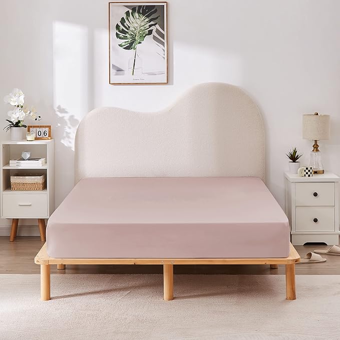 HBHLFZ Twin XL Fitted Sheet Only, Soft Breathable Bottom Sheet - Image 6