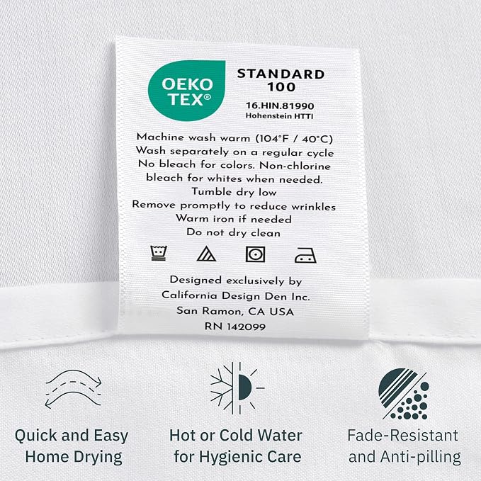 California Design Den King Size Flat Sheet Only - Image 7