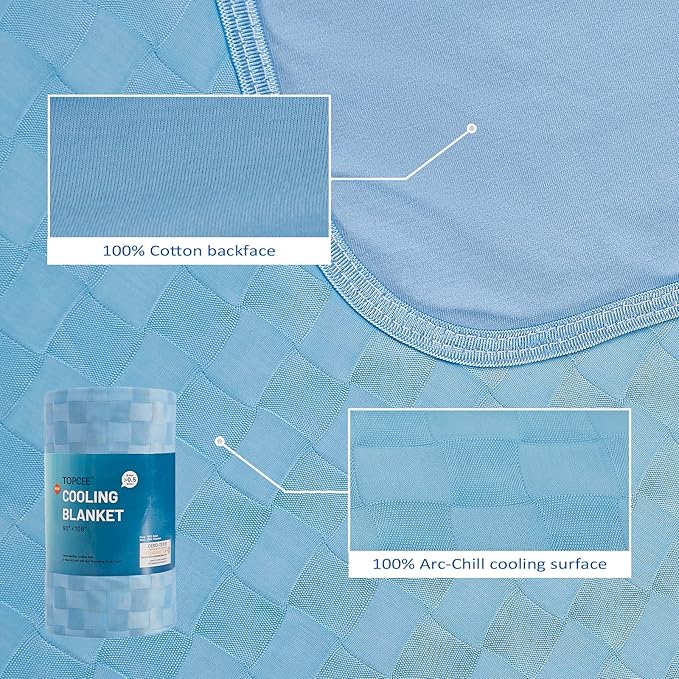 Topcee Cooling Blanket, Summer Cooling Blankets - Image 5