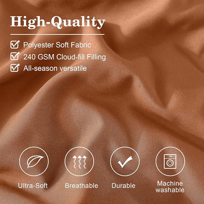 Monbix Super King Plus Size Comforter Set - Image 6