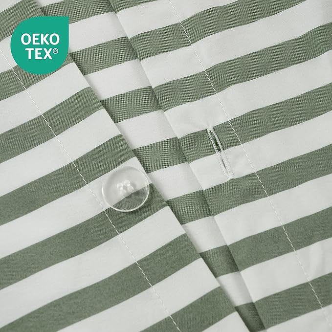 ROSE&RISY Green Queen Duvet Cover Set, 3 Pieces Soft Bedding Queen Set - Image 6