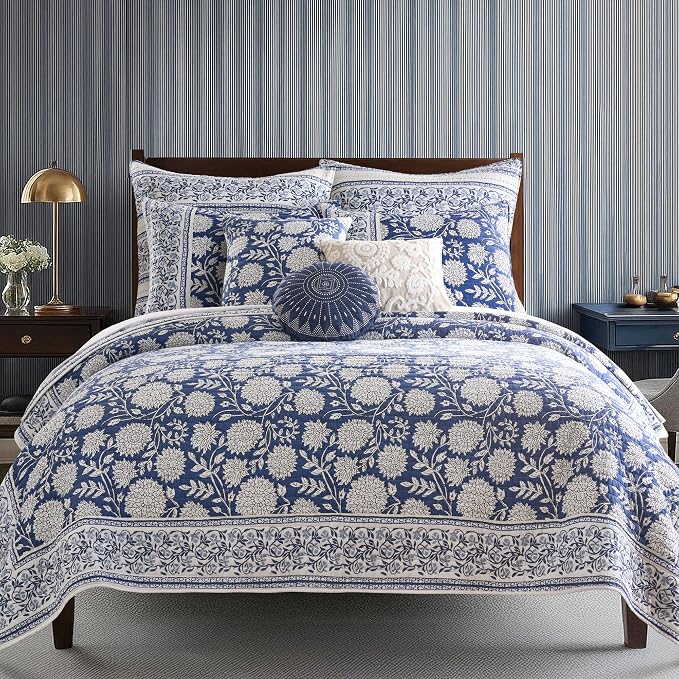 Levtex Home Adare Denim Reversible King/Cal King Quilt Set by LevtexHome