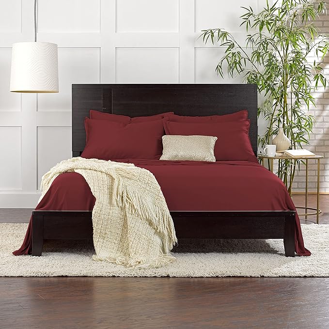 Queen Pillowcases by Pure Bamboo, Genuine 100% Organic Viscose Derived from - Image 6