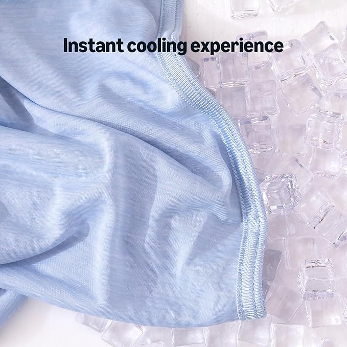 Amazon Basics Cooling Blanket for Hot Sleepers, Reversible Lightweight Thin - Image 3