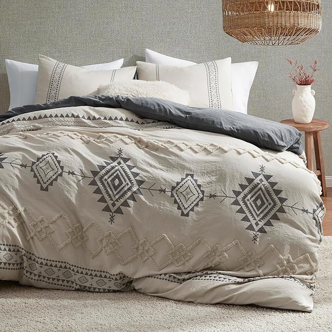Oli Anderson Boho Duvet Cover Set Queen Size, Durable and Super Soft Duvet by OliAnderson