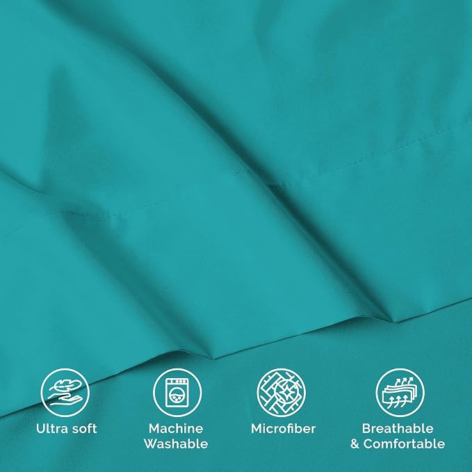 Luxury Flat Sheet on Amazon Elegant Comfort Wrinkle-Free 1500 Premier Hotel - Image 7