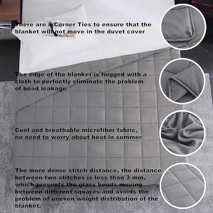 L'AGRATY Weighted Blanket - Image 3