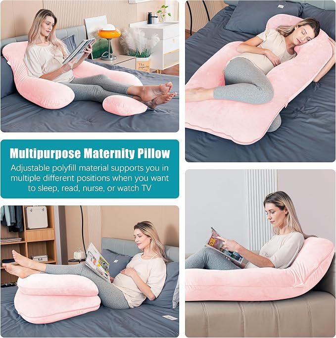 Cute Castle Pregnancy Pillows, Soft U-Shape Maternity Pillow - Image 7