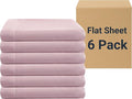 ZPECC Bulk Flat Sheets Only Full Size 6 Pack, Easy Sort Top Bed Sheet by by ZPECC-ABrandThatHasBeenFocusedOnBabyProductsFor18Years