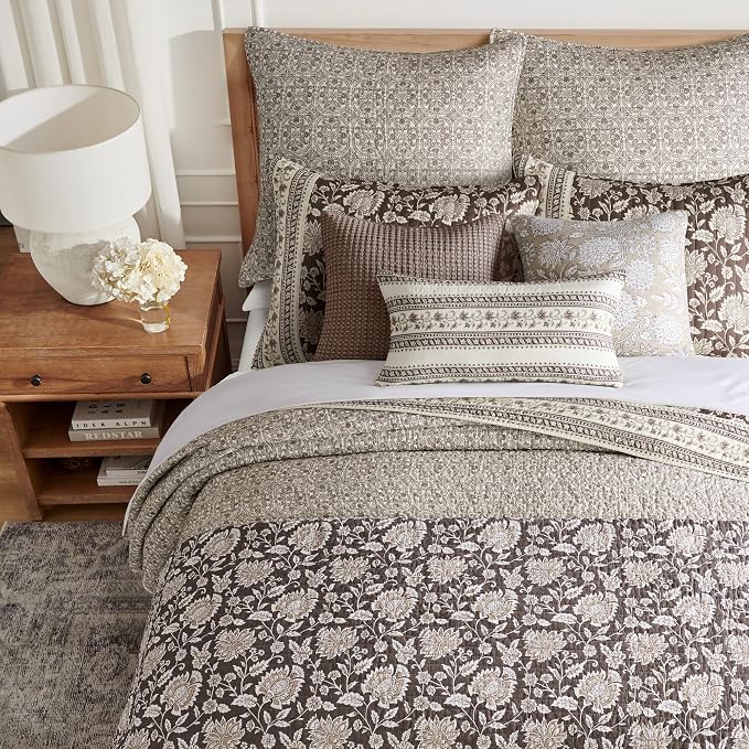 Levtex Home Adare Cocoa Reversible Twin/Twin XL Quilt Set - Image 4