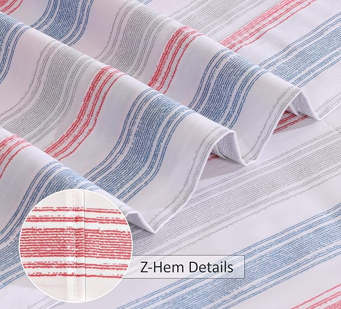 RUVANTI 100% Cotton Sheets – Twin Size Percale Bedding, Cooling & Breathable - Image 9