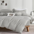 JELLYMONI Oversized King Duvet Cover Set, Cotton Duvet Cover 3 Pieces by JELLYMONI