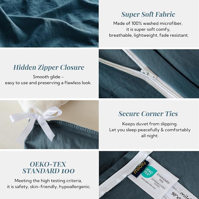 MILDLY Super Soft Duvet Cover 2pcs - Image 5