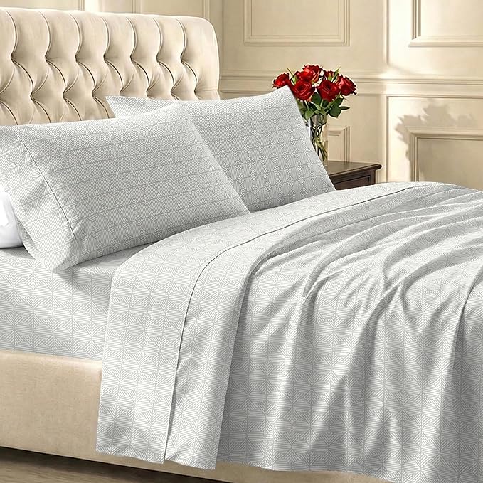California Design Den Soft Cal King 100% Cotton Sheet Sets, 400 TC Good by CaliforniaDesignDen