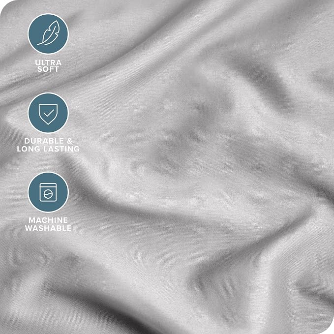 Bare Home Microfiber Body Pillow Cover - Image 3