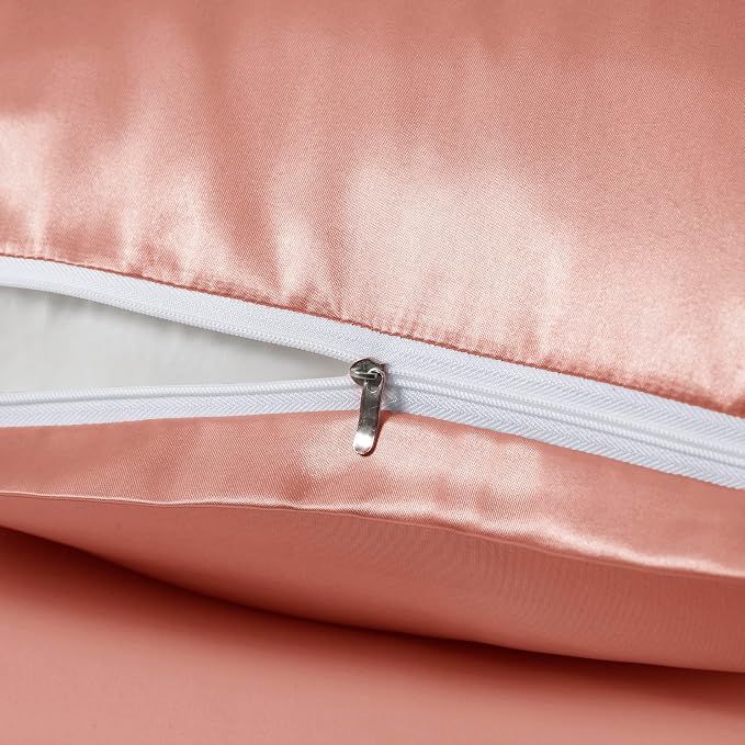 Rose Gold Satin Pillowcases - Image 5