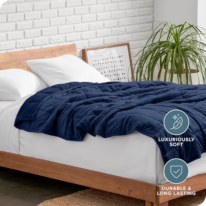 Bare Home Weighted Blanket Queen Size 17lb - Image 5