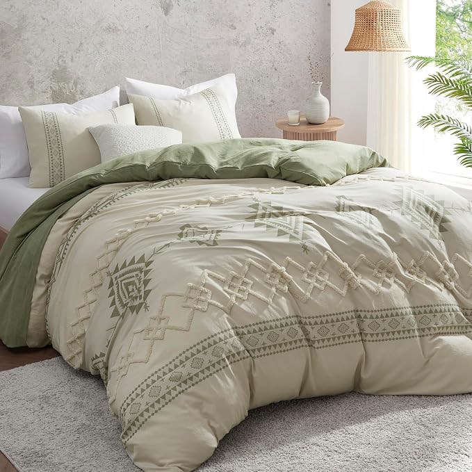 Oli Anderson Boho Duvet Cover Set Queen Size, Durable and Super Soft Duvet - Image 2