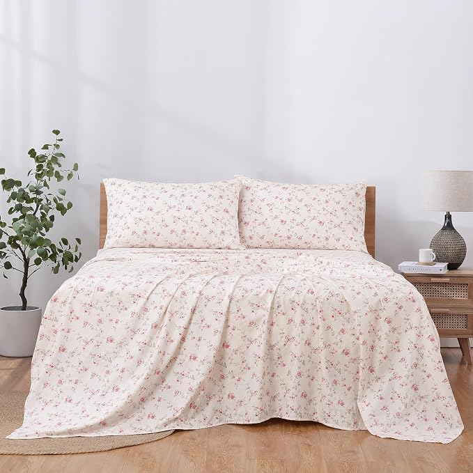 Modern Threads 4-Piece Ultra Soft Microfiber Bed Sheets Set, Wrinkle Free Sheets - Image 3